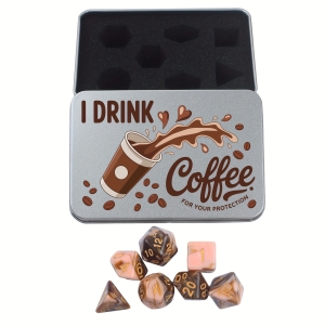 Dados "I drink Coffee"